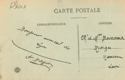 LYON — Pałac Giełdy — E.R. — n°140 — Rewers