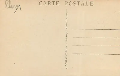 Lyon — Basílica de Fourvière e Torre Metálica — Reivan, n° 282 — Verso
