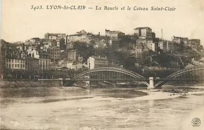 LYON-St-CLAIR — A Curva e o Coteau Saint-Clair — Editor Stargard