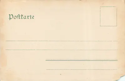 Bilhete postal antigo Konigswinter u Drachenfels — Verso