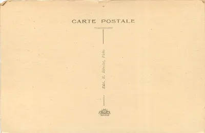 Vichy — Rue de Paris — Editor E. Ribeaulx, Vichy — Verso
