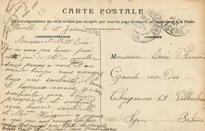 Grenoble — Pałac Sądowy — Sayn, wydawca n°25 — Rewers