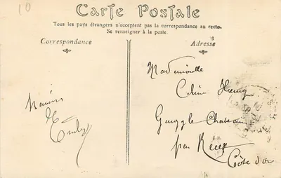 Dijon — Pałac Sądowy — wydawca nie widoczny — Rewers