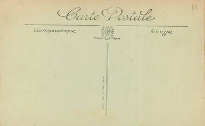Chalons-sur-Marne — Os Jardins da Prefeitura — LL — n°61 — Verso