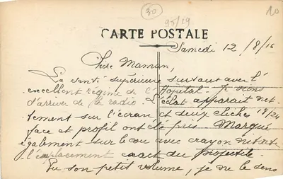 Nîmes - Prefektura — wydawca Marjat, ulica Madeleine, Nîmes — Rewers