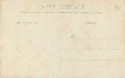 Orléans — Het Prefectuur — Winkels van de Stad Orléans, uitg. Chiché-Dubreuil — Achterkant