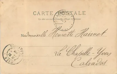 Caen — Sera w Ogródzie Botanicznym — L. D. — Rewers