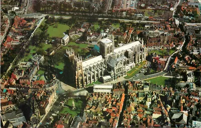 Catedral de York — vista aérea — The Minster, York