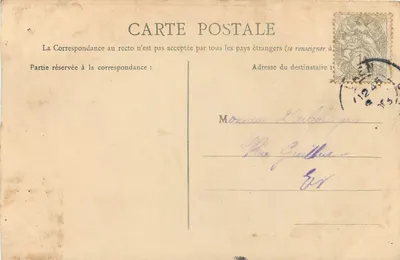 Caen — L'Orne — L. D. — Verso