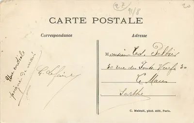 Évreux — De Prefectuur — C. M. — Achterkant