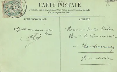 Poitiers — A Prefeitura — LL. Novas Galerias — Poitiers — Verso