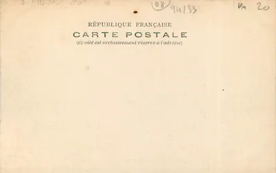 Sedan — A subprefeitura onde Napoleão III passou a noite da batalha — Fot. Rossillon, via de Balan, Sedan. Edit. E. Genin, Sedan. — Verso