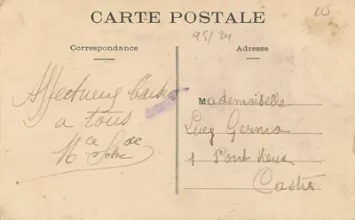 Limoges — Nowa Prefektura — Wydawca: RNF Limoges, nr 108 — Rewers