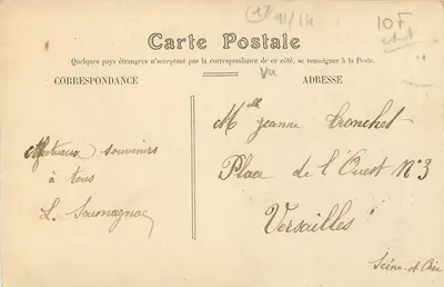 ROCHEFORT-sur-MER — Podprefektura — G.P. 47, nieznany wydawca — Rewers