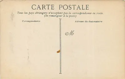 Pałac w Versailles — Schody Marmurowe zwane Schodami Królowej — Cliché A. BOURDIER — Rewers