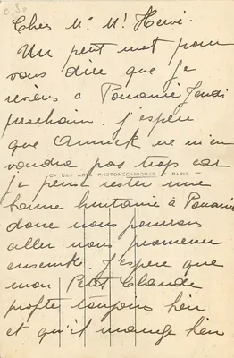 Angers — Vista sobre a Maine e a Basse Ville — ND.30 — CIE DES ARTS PHOTOMÉCANIQUES PARIS — Verso