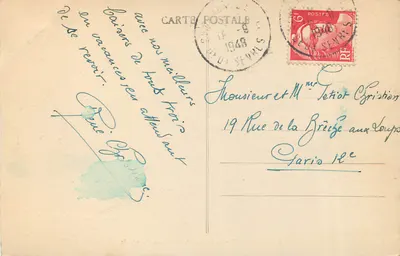 Saint-Maixent - Monumento della Difesa Nazionale — Collezione E. Blanchon — Verso
