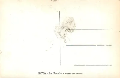 La Neveda — Goya — Musée du Prado — Rewers