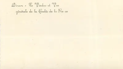 Dinan - O Viaduto e Vista Geral da Coulée da Rance — Verso