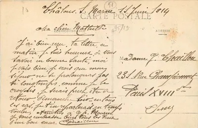 Châlons-sur-Marne — El Colegio — Editor anónimo, n.º 105 — Reverso