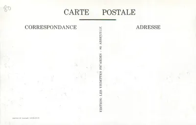 Abbeville — Vista do Pont-Louis — LL. n°124 — Verso