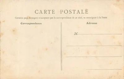 Saint-Riquier. Katedra — widok fasady gotyckiej — B. P. Paris, n°12 — Rewers