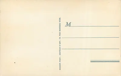 Mônaco — O Museu Oceanoográfico e a Cabeça do Cão (Vista tirada do mar) — RM, n° 270 — Verso