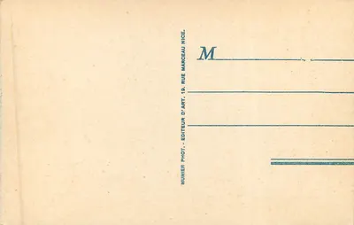 Monako — Le Rocher — R. M. — n° 206 — Rewers
