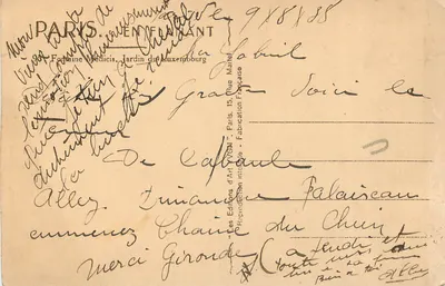 Fontanna Medicis — Ogród Luxembourg — Wydawnictwo Sztuki YVOG — Rewers