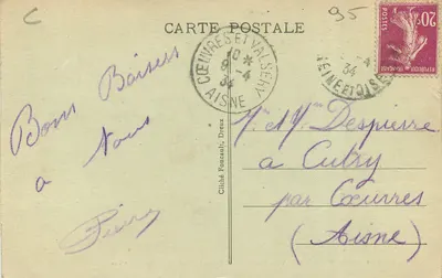 ÉPINAY-sur-ORGE (S.-et-O.) - Zamek Sillery - Jezioro — Rewers