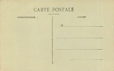 Paisagem sobre as admiráveis gargantas da Cère — A Auvergne pitoresca — Pierre Malroux, lib.-edit., Aurillac — Verso
