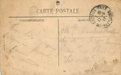 Saumur — Das Theater und das Rathaus — Ansicht vom rechten Ufer — LL. — Rückseite