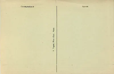Paris - Basílica do Sagrado Coração de Montmartre — editor A. Vagane, n° 094 — Verso