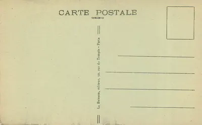 Paryż-Montmartre — Plac św. Piotra i nowe schody, uruchomione w 1930 — J. H. — Rewers