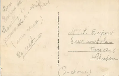 Chantilly — Zamek — Wyspa Miłosierdzia — LL.23 — Rewers