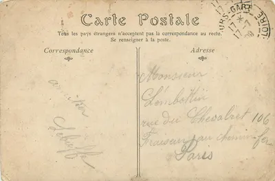 Vouvray (Indre-et-Loire) — Vista geral — Editor desconhecido, n° 128 — Verso