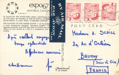 Pavilion Stanów Zjednoczonych — Expo 67 — Montreal, Kanada — Rewers
