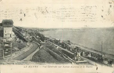 Le Havre — Vista Geral sobre Sainte-Aaressse e Le Havre — Edit. B. Forestier