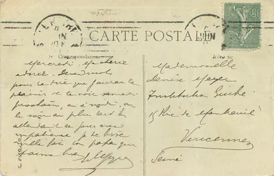 Le Havre — Vista Geral sobre Sainte-Aaressse e Le Havre — Edit. B. Forestier — Verso