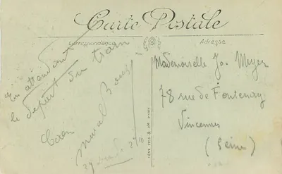 CAEN — Wieża Gens d'Armes — LL. — Rewers