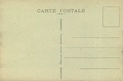 Strasburg — W pobliżu mostów zamkniętych — Félix Lübb, wydawca — Rewers