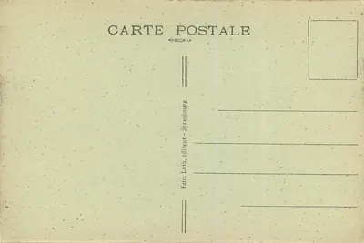 Strasburg — Plac Broglie — Félix Luib, wydawca Strasburg — Rewers
