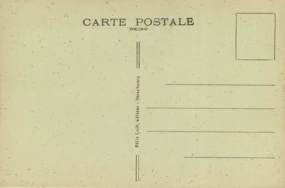 Strasbourg — Orangerie — Félix Luib, éditeur — Rewers