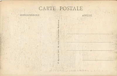 Bordeaux — Saint-André Cathedral (front of Place Roban) — P. Barreau, publisher, 54, cours d'Aquitaine — Back