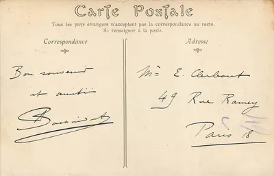 Bordeaux — A Fonte das Três Graças, Place de la Bourse — Andeaux 25 — Verso