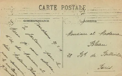 Bordeaux — Plaza y Puerta de Borgoña y Flecha de San Miguel — Marcel Dalboy, fototipia, Bordeaux — Reverso