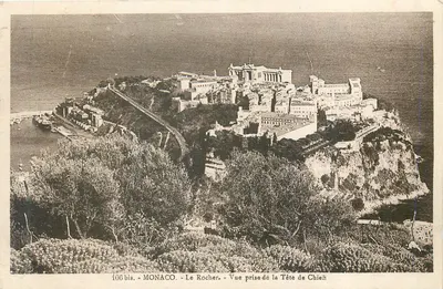 Monaco - Le Rocher - Vista tirada da Tête de Chien - 106 bis