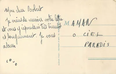 NICE - Pałac Morza Śródziemnego — Dalmas Arch. - RM. - n°35 — Rewers