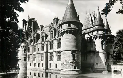 Vigny (S.-et-O.) — O Castelo, Fachada Leste — Ed. d'Art A.P., rua Colbert, Foto verdadeira ao bromure