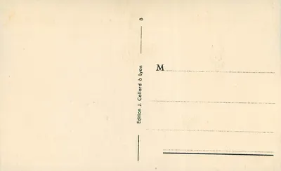 Katedra św. Jana — Lyon — Wydawnictwo J. Cellard w Lyonie — Rewers